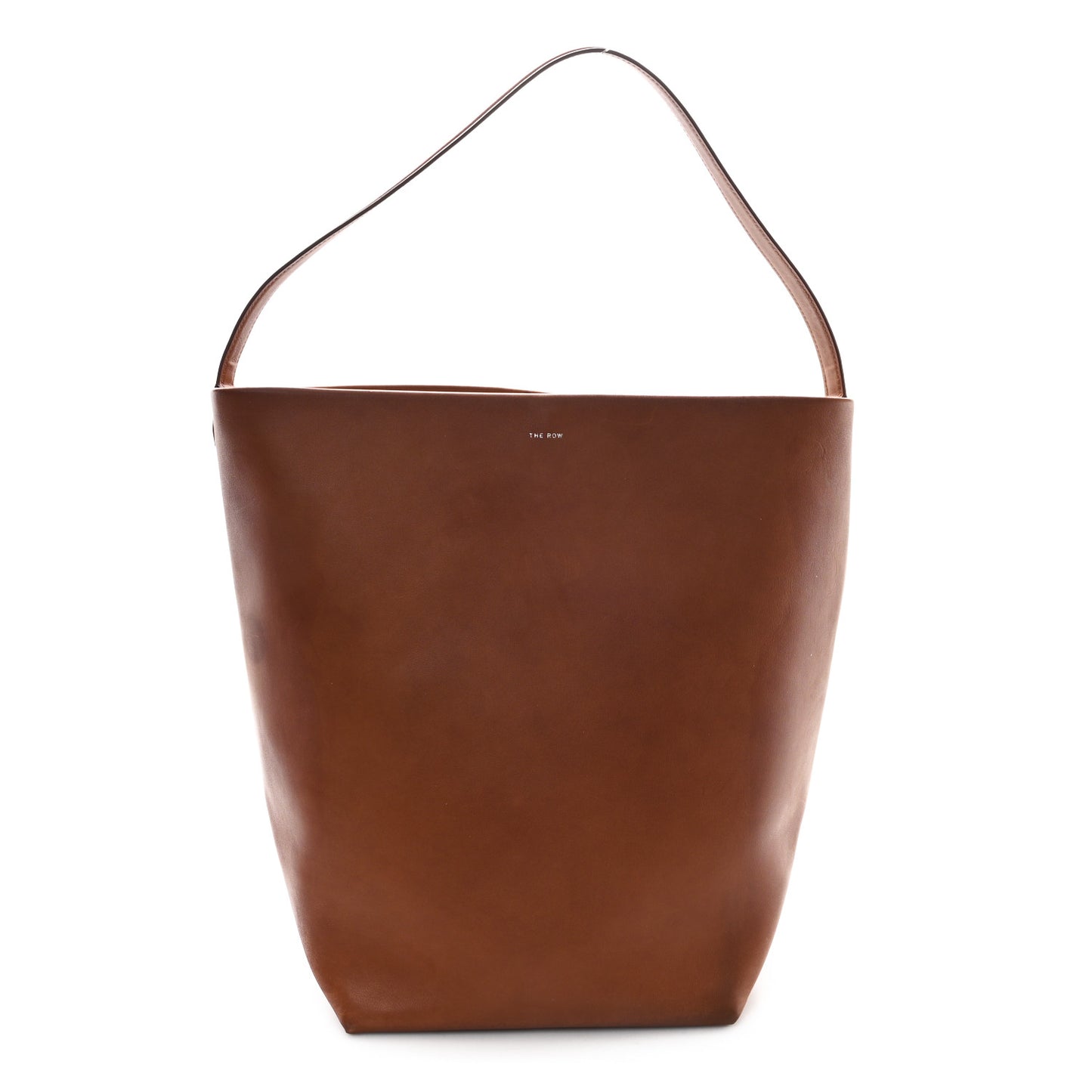 Polished Saddle Calfskin Large N/S Park Tote Dark Cuir