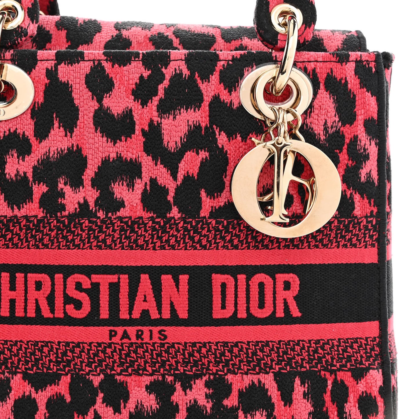 Canvas Mizza Embroidered Medium Lady D-Lite Fuchsia