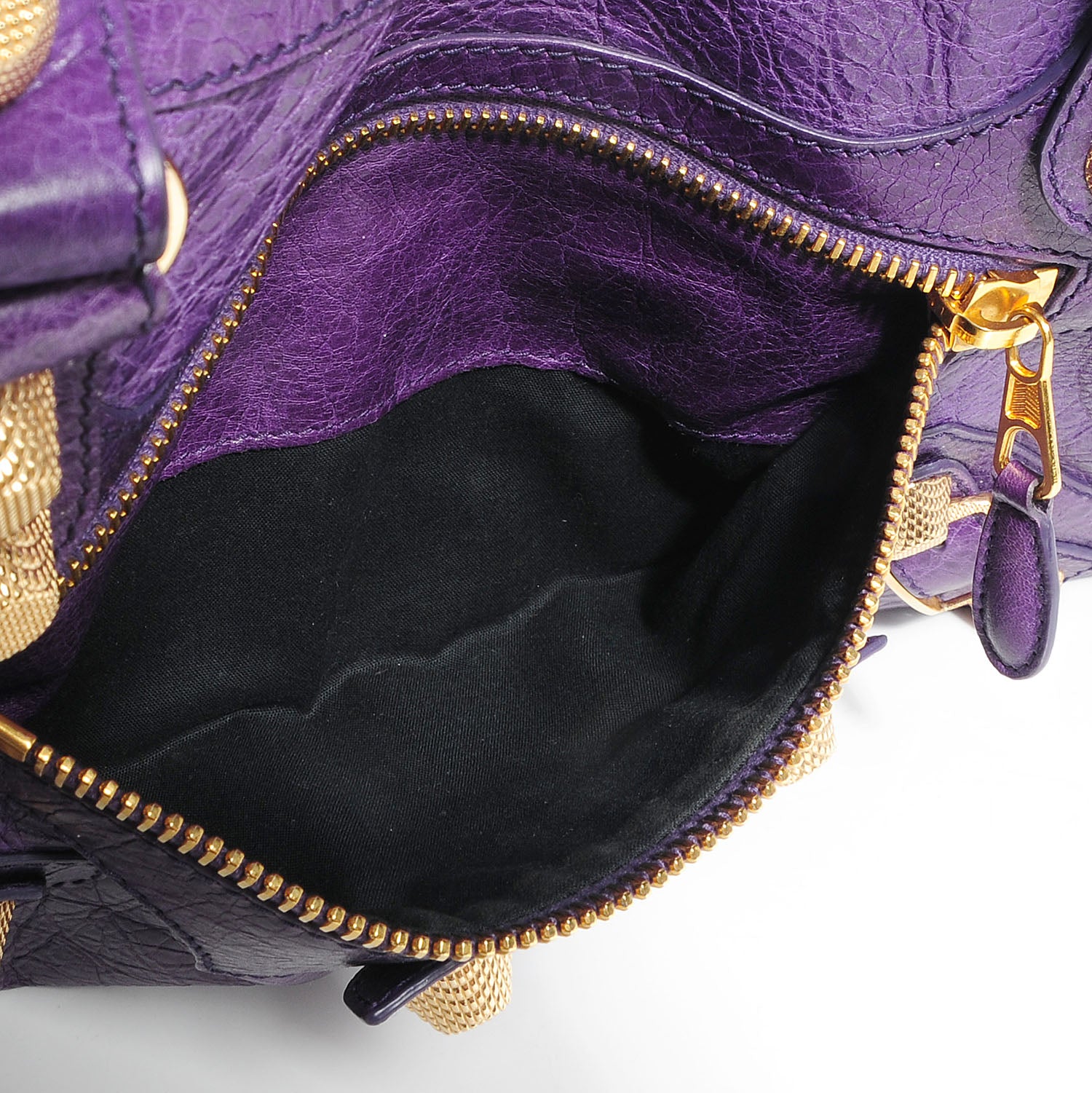 Balenciaga Agneau Giant 21 Gold Hardware City Dark Violet 12 of 14