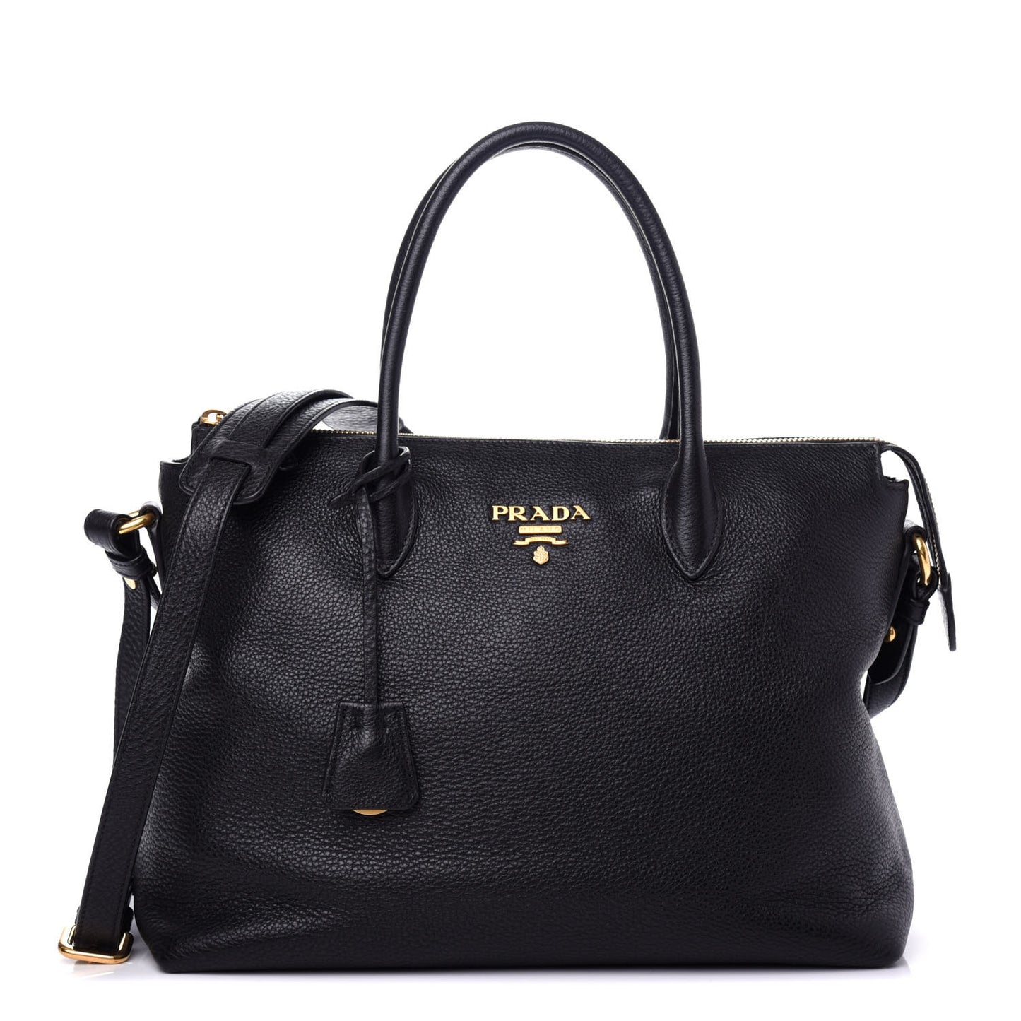 Vitello Phenix Satchel Black