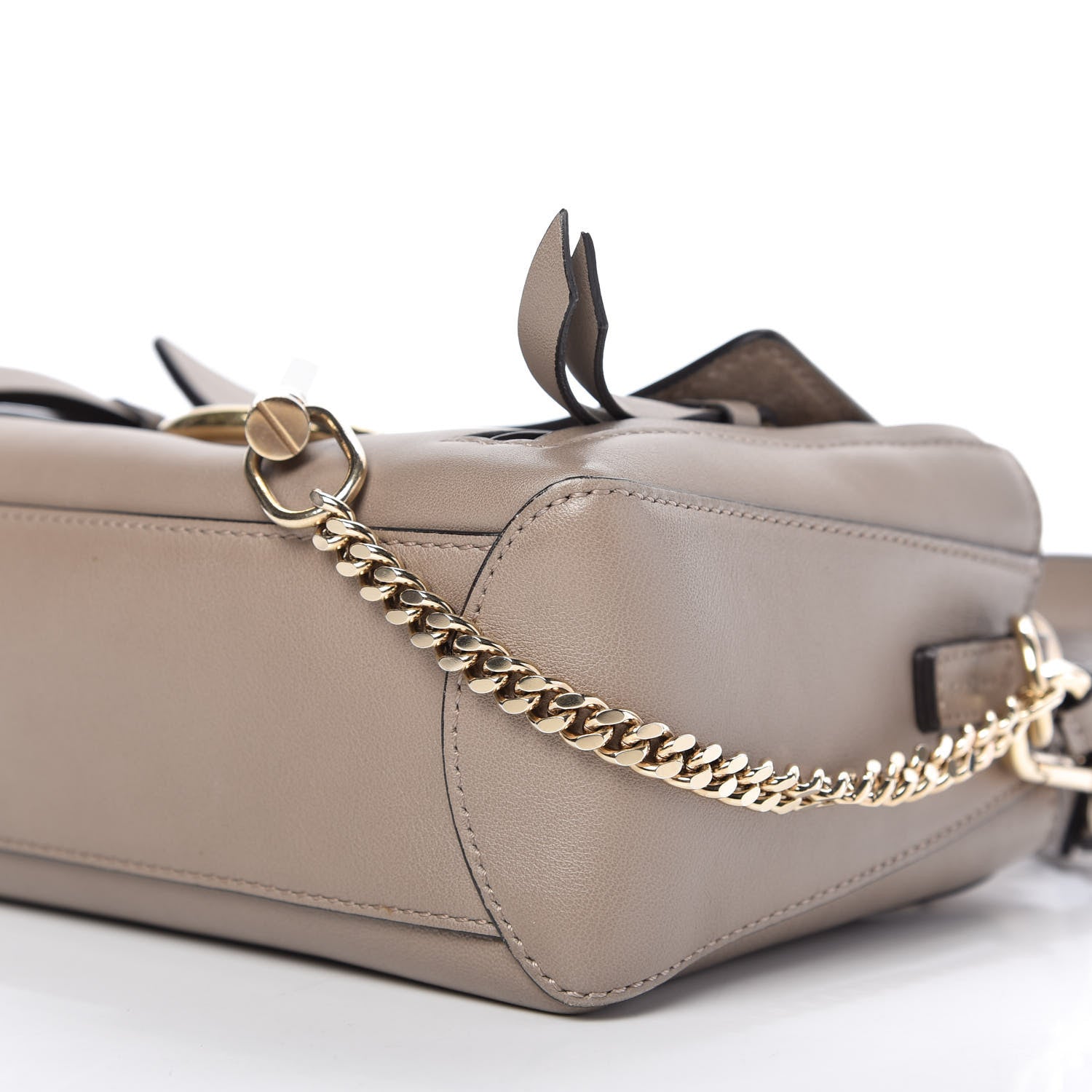 Chloe Calfskin Mini Faye Day Shoulder Bag Motty Grey 8 of 12