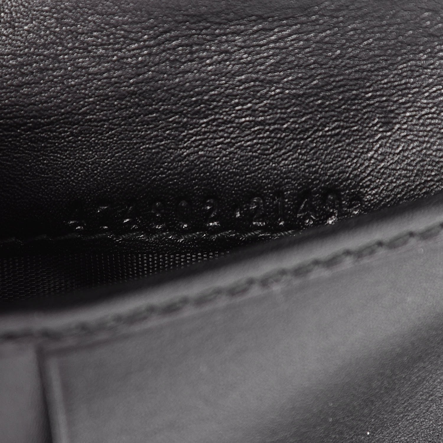Gucci Calfskin Matelasse GG Marmont Wallet Black 8 of 8