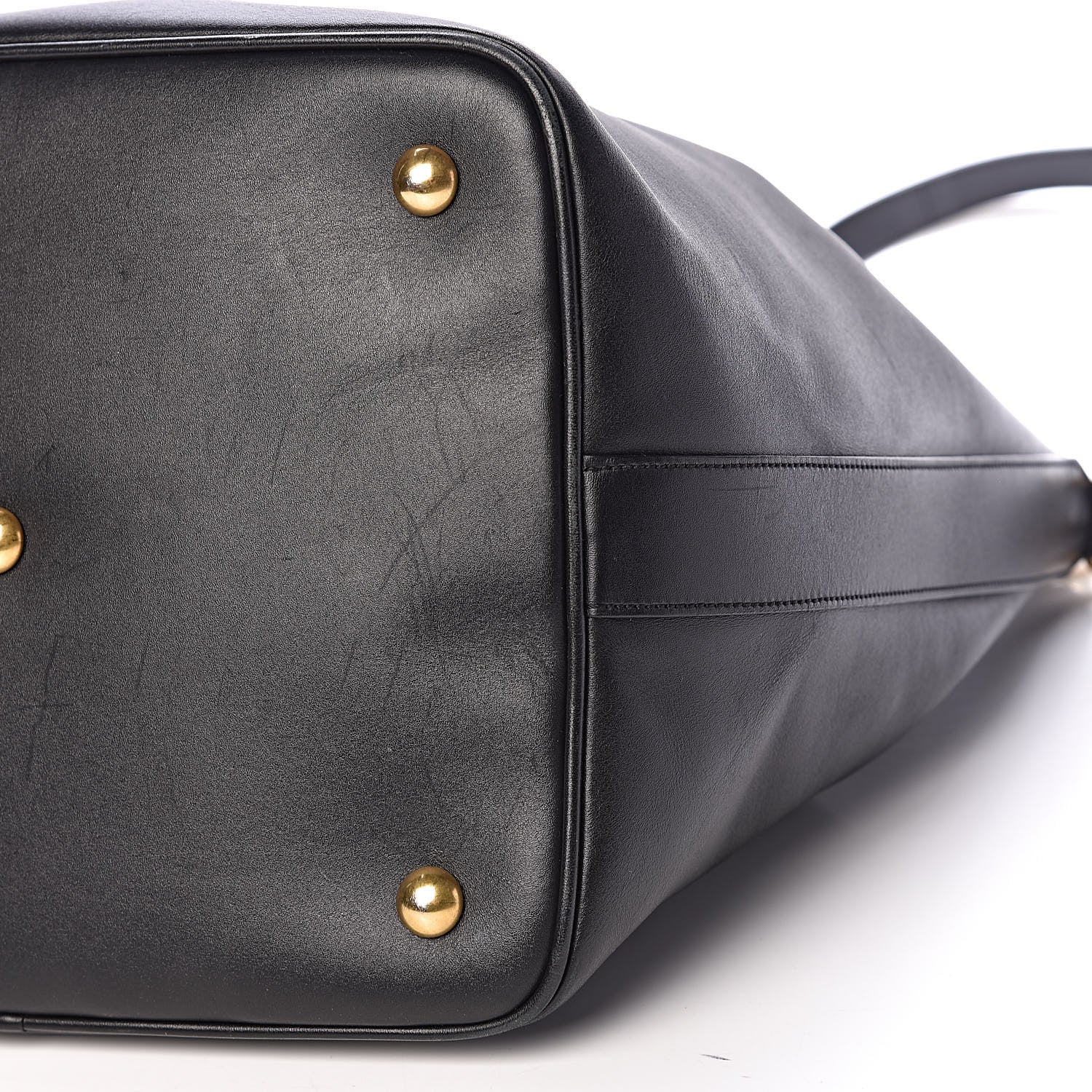 Saint Laurent Calfskin Large Emmanuelle Bucket Bag Black 12 of 13