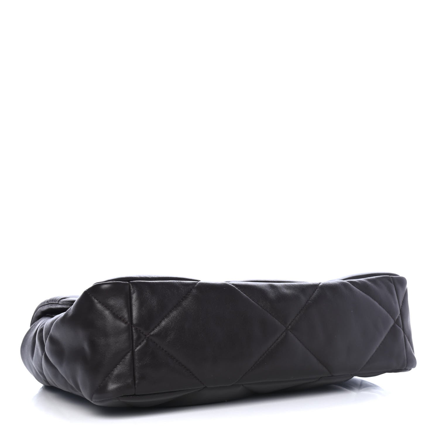 Chanel Lambskin Quilted Large Chanel 19 Flap Dark Brown 3 of 4