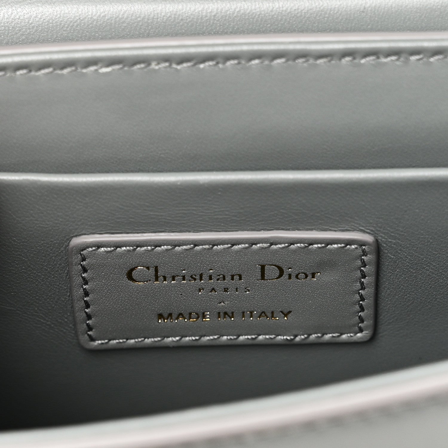 Christian Dior Box Calfskin 30 Montaigne Box Bag Stone Grey 6 of 9