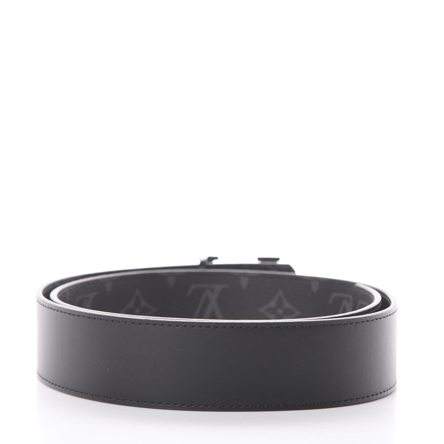 Monogram Eclipse Taigarama 40mm LV Initiales Reversible Belt 85 34 Black