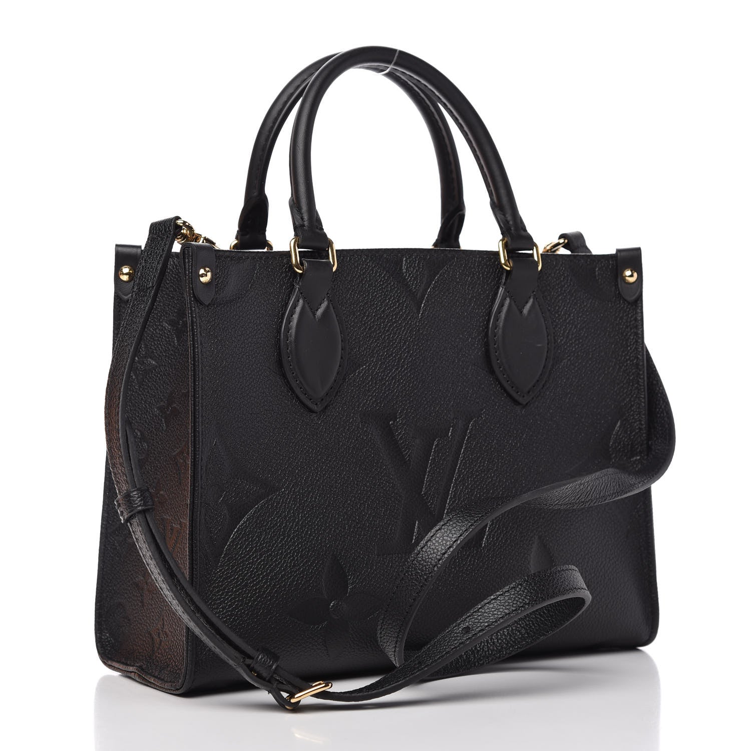 Louis Vuitton Empreinte Monogram Giant Onthego PM Black 3 of 10