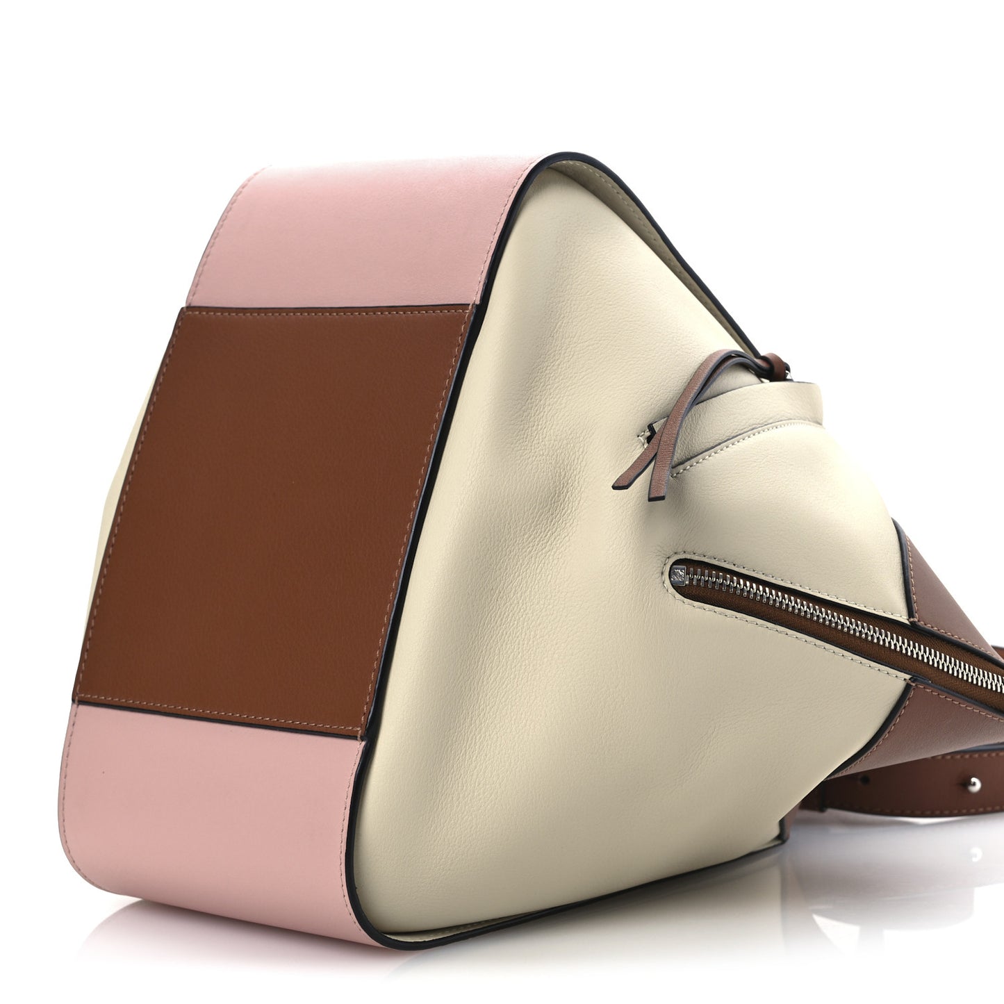 Calfskin Small Hammock Shoulder Bag Peach