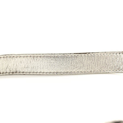 Chanel Metallic Goatskin Quilted North South Boy Flap Silver 15 of 16