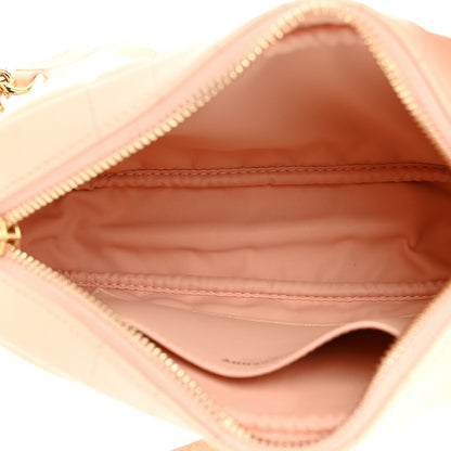 Burberry Lambskin Quilted Mini Lola Camera Bag Peach 6 of 13