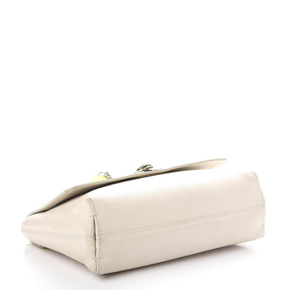 Lanvin Goatskin Happy Edgy Medium Jaune White 4 of 18