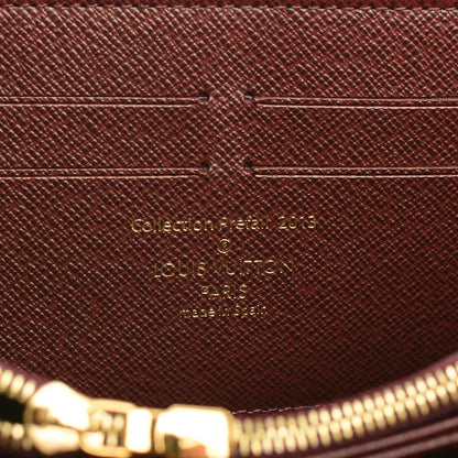 Louis Vuitton Damier Paillettes Zippy Wallet Red 6 of 7