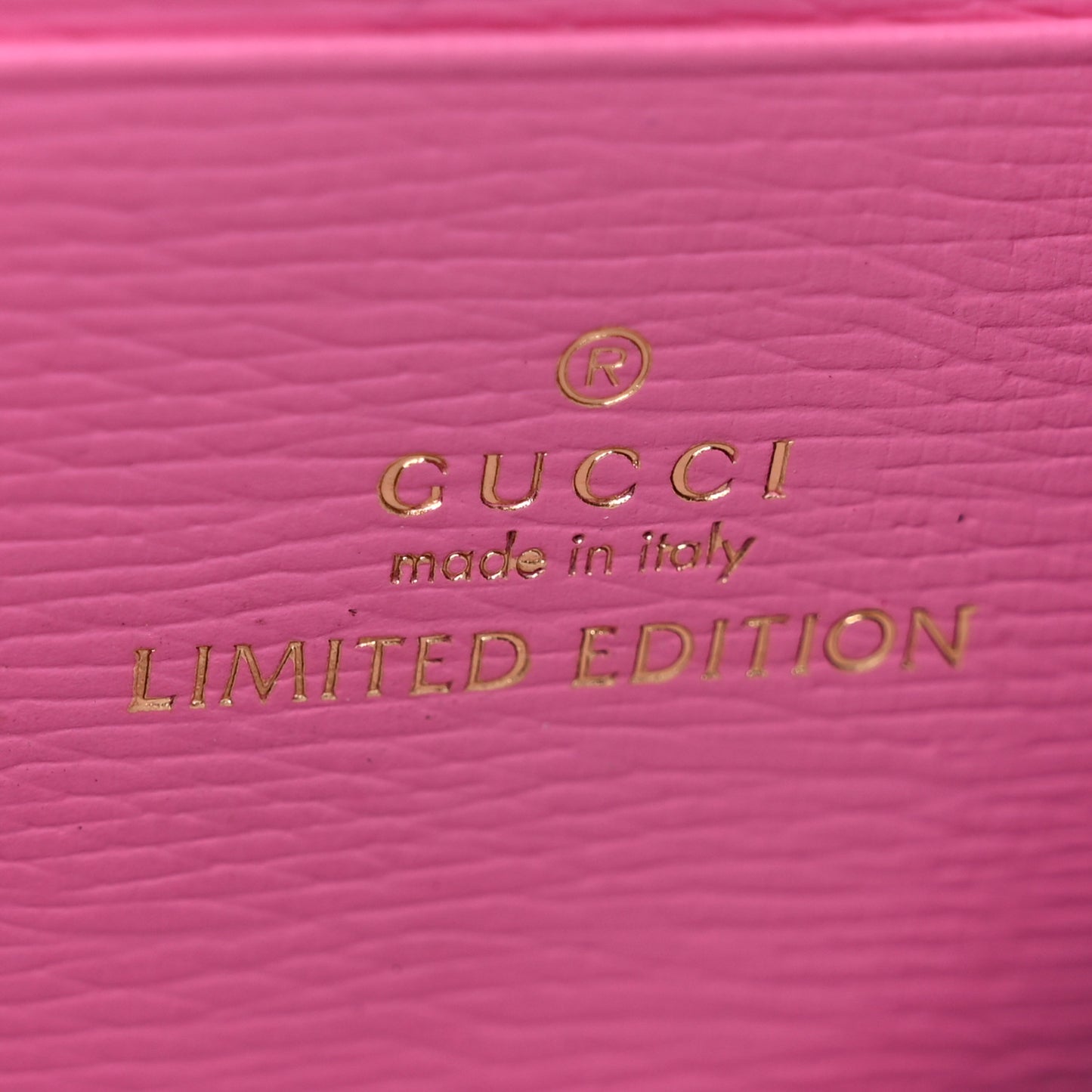 Calfskin Floral Print Mini Dionysus Chain Wallet Ivory Pink