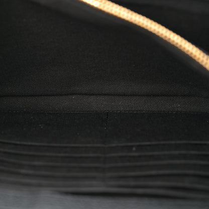 Versace Grained Calfskin Virtus Wallet On Chain Black 5 of 13
