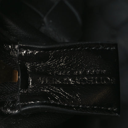 Bottega Veneta Nappa Intrecciato Metallic Knot Mini Loop Camera Bag Black 6 of 8