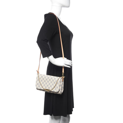 Louis Vuitton Damier Azur Favorite MM 2 of 9