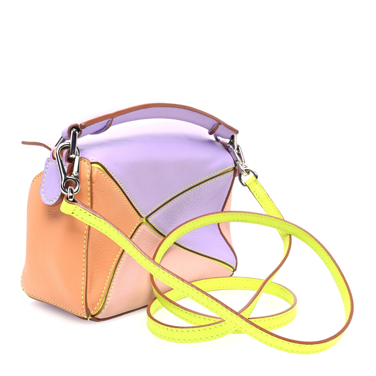 Loewe Calfskin Mini Puzzle Bag Multicolor 4 of 10