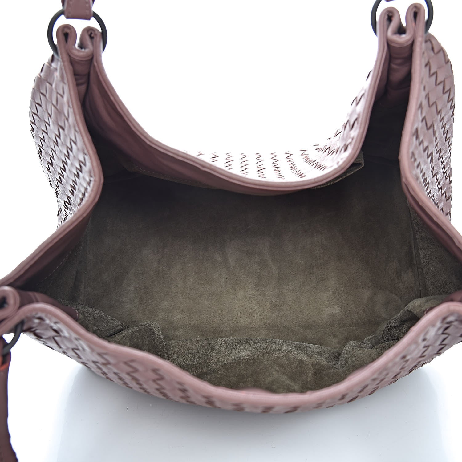 Bottega Veneta Nappa Intrecciato Parachute Bag Dark Deco Rose 5 of 17