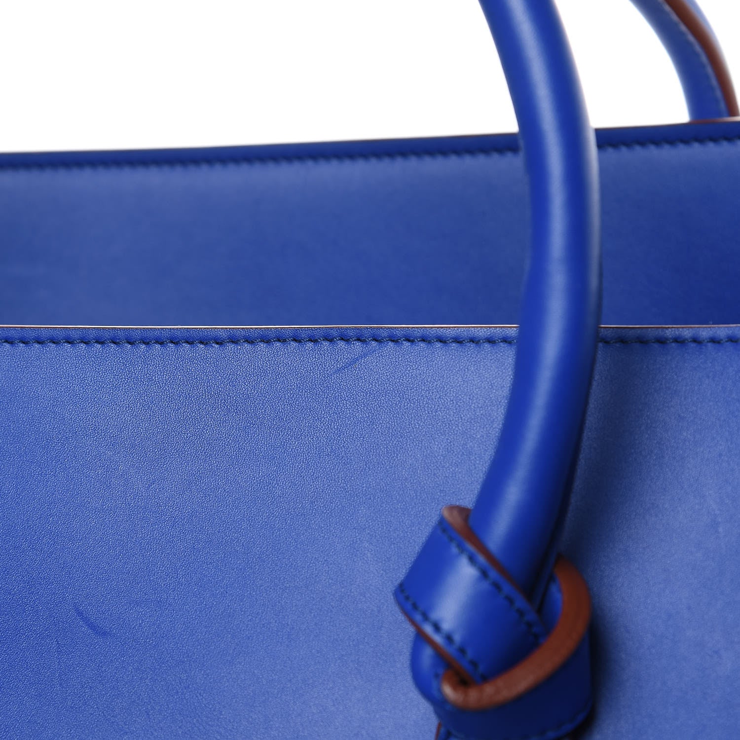 Celine Natural Calfskin Medium Tie Knot Tote Indigo 14 of 20