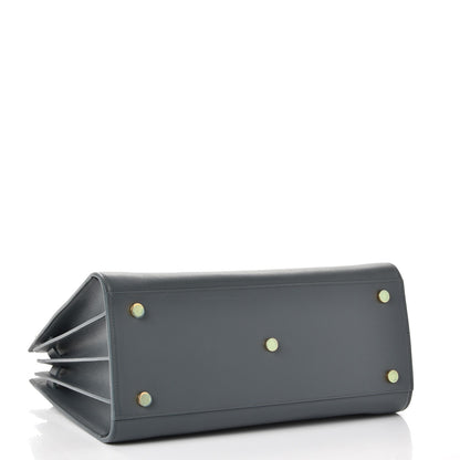 Saint Laurent Calfskin Small Classic Sac De Jour Petrol 5 of 11