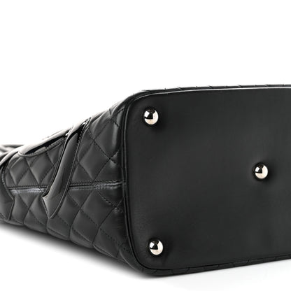 Chanel Calfskin Quilted Large Cambon Tote Black 9 of 11