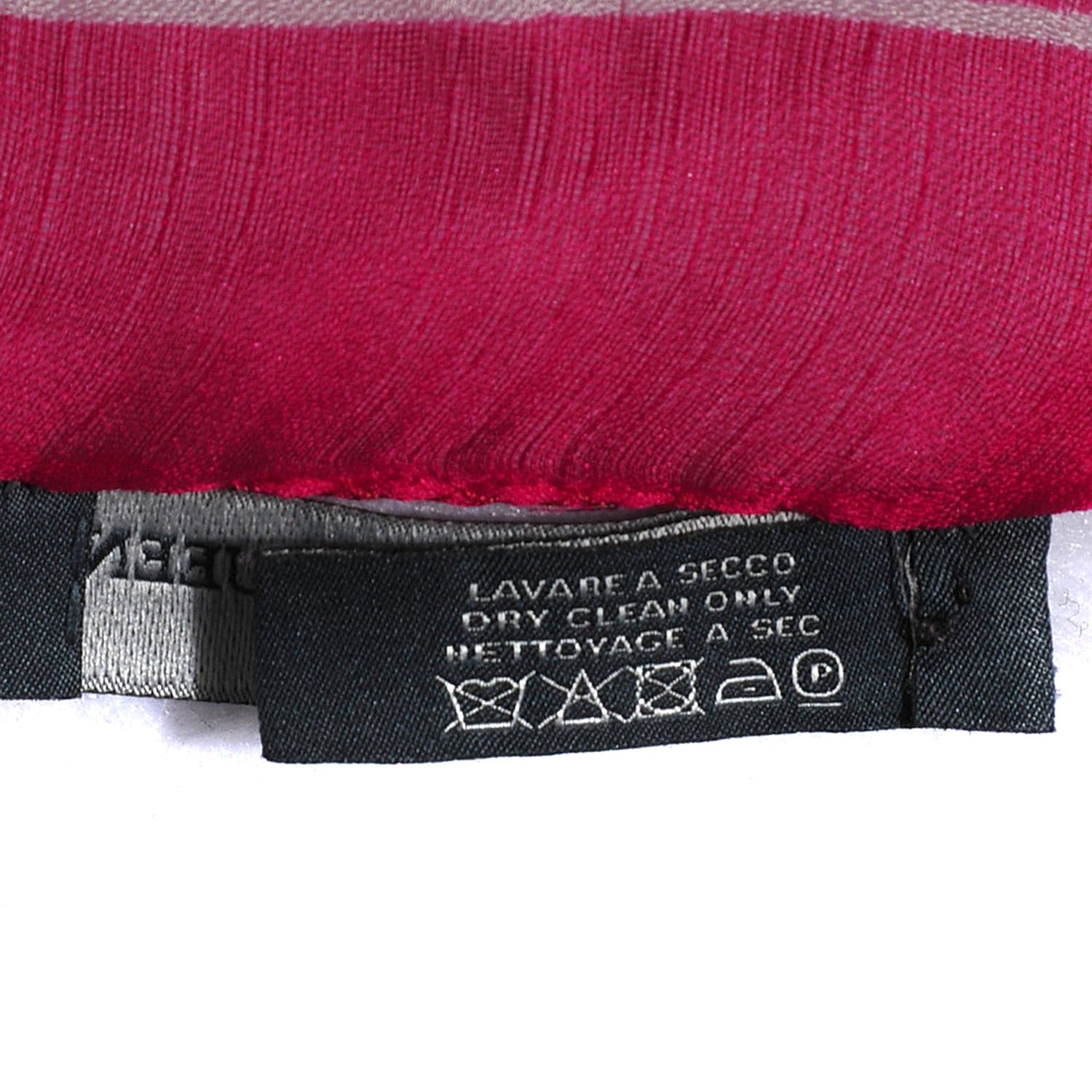Alexander McQueen Silk Chiffon Skull Scarf Fuxia 6 of 7