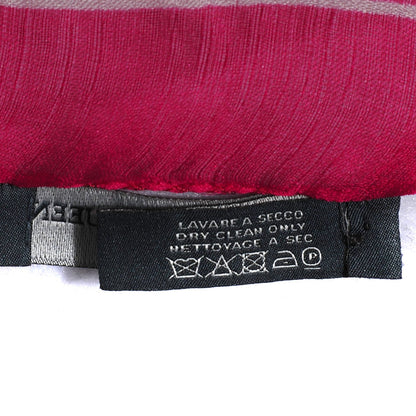 Alexander McQueen Silk Chiffon Skull Scarf Fuxia 6 of 7