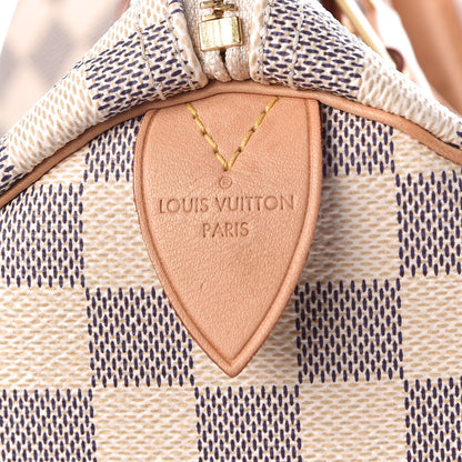 Louis Vuitton Damier Azur Speedy 30 5 of 10
