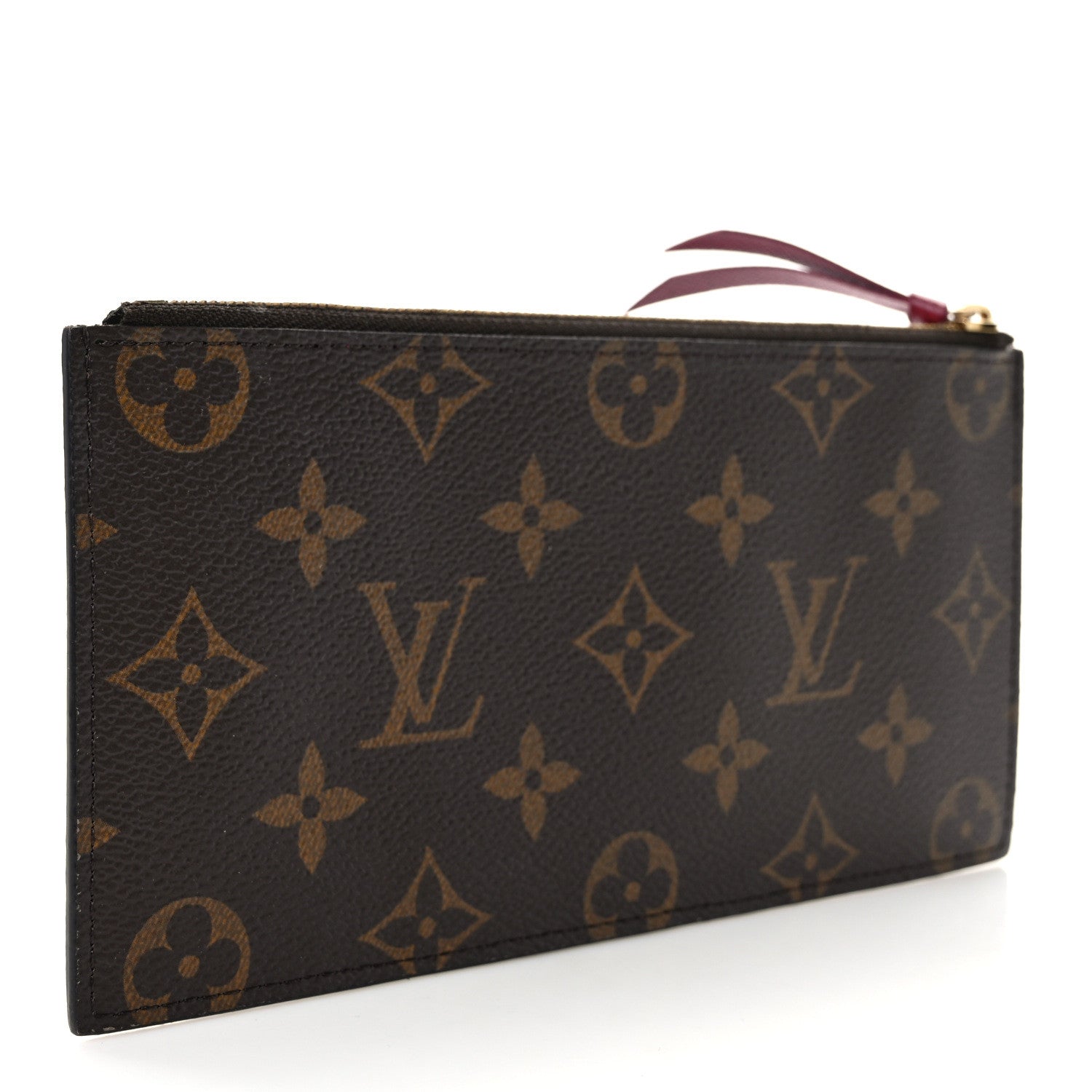 Louis Vuitton Monogram Felicie Chain Wallet Zippered Insert Fuchsia 3 of 6