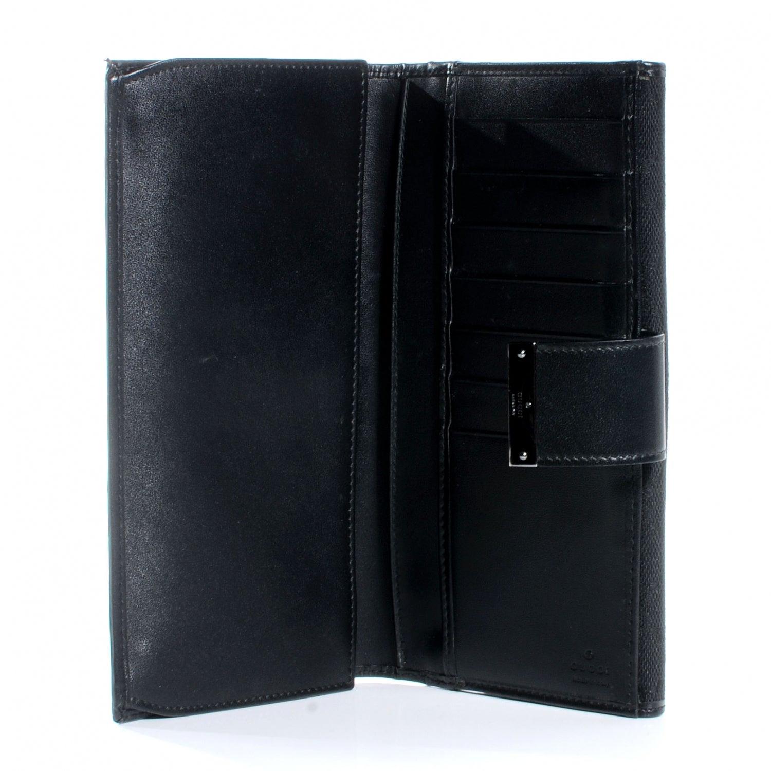 Gucci Monogram GG Continental Wallet Black 8 of 8