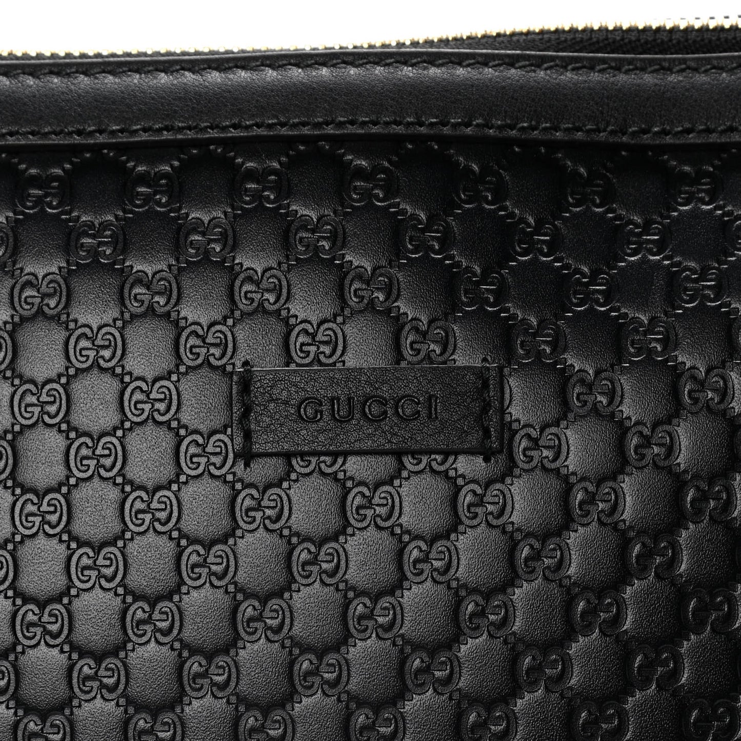 Soft Microguccissima Dome Satchel Black
