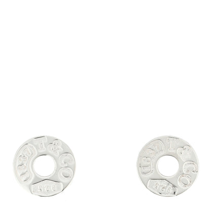 Tiffany Sterling Silver 1837 Circle Earrings 1 of 4
