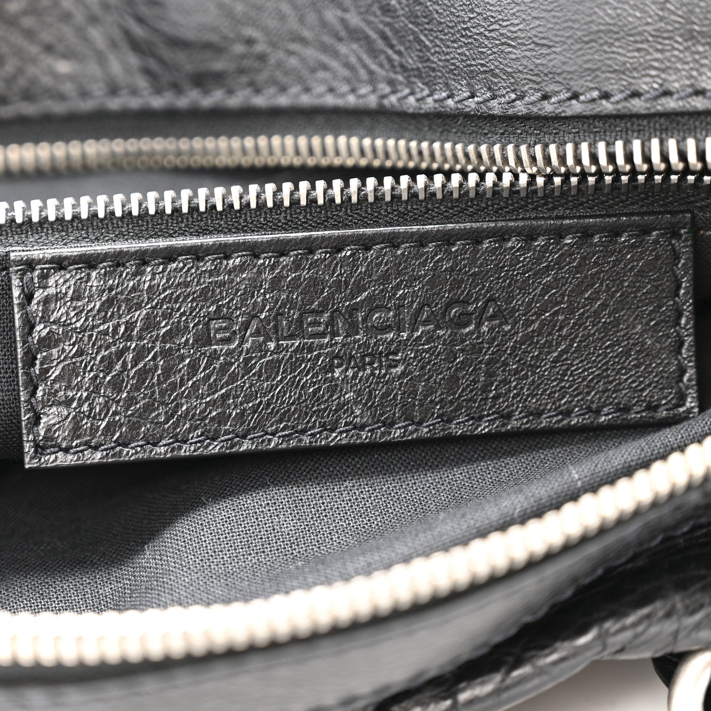 Agneau Classic Silver Hardware Weekender Black