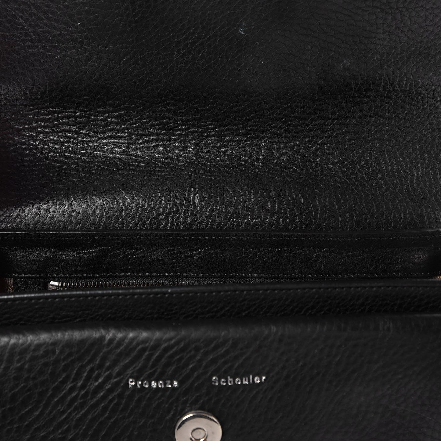 Calfskin PS11 Classic Shoulder Bag Black