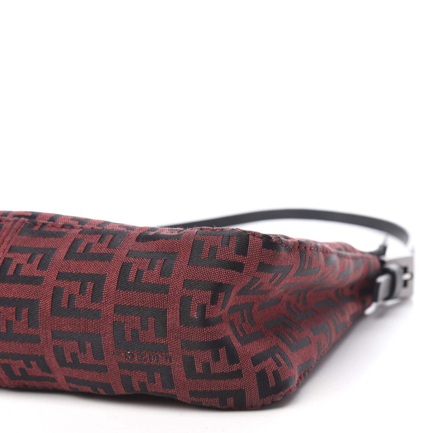 Fendi Zucchino Pochette Black Rosso 7 of 10