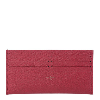 Louis Vuitton Calfskin Felicie Card Holder Insert Fuchsia 1 of 5