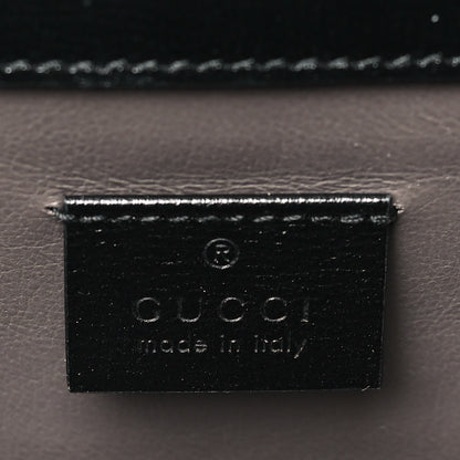 Gucci Azalea Calfskin Mini Sylvie 1969 Flap Messenger Bag Black 6 of 9