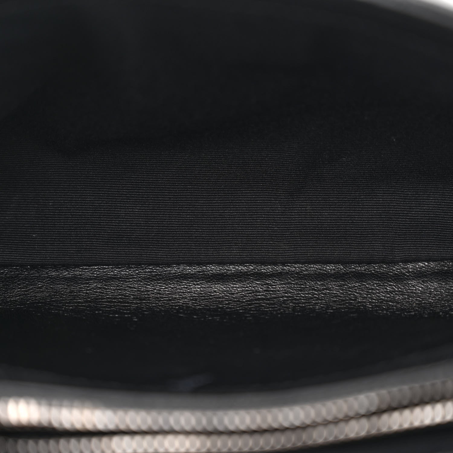 Saint Laurent Sheepskin Matelasse Chevron Monogram Medium College Bag Black 5 of 16