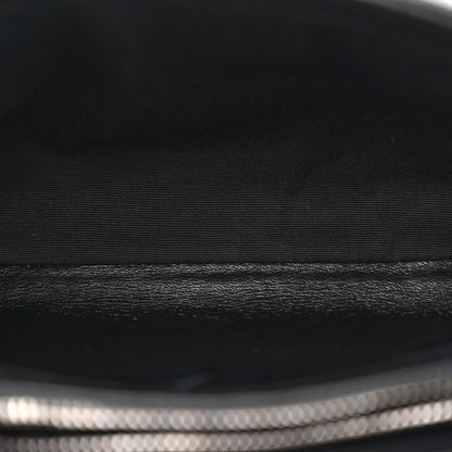 Saint Laurent Sheepskin Matelasse Chevron Monogram Medium College Bag Black 5 of 16