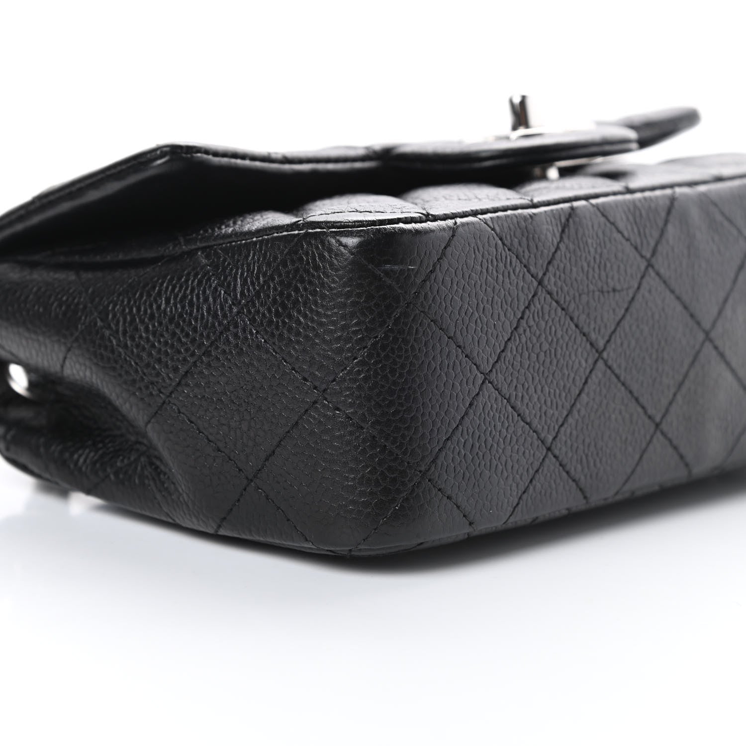 Chanel Caviar Quilted Mini Rectangular Flap Black 9 of 12