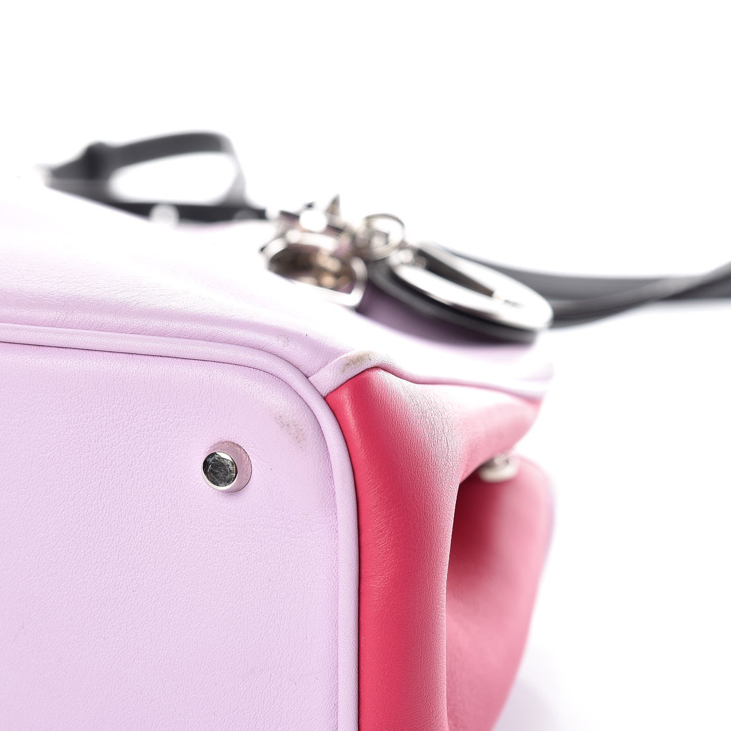 Christian Dior Calfskin Small Tri-color Diorissimo 16 of 17