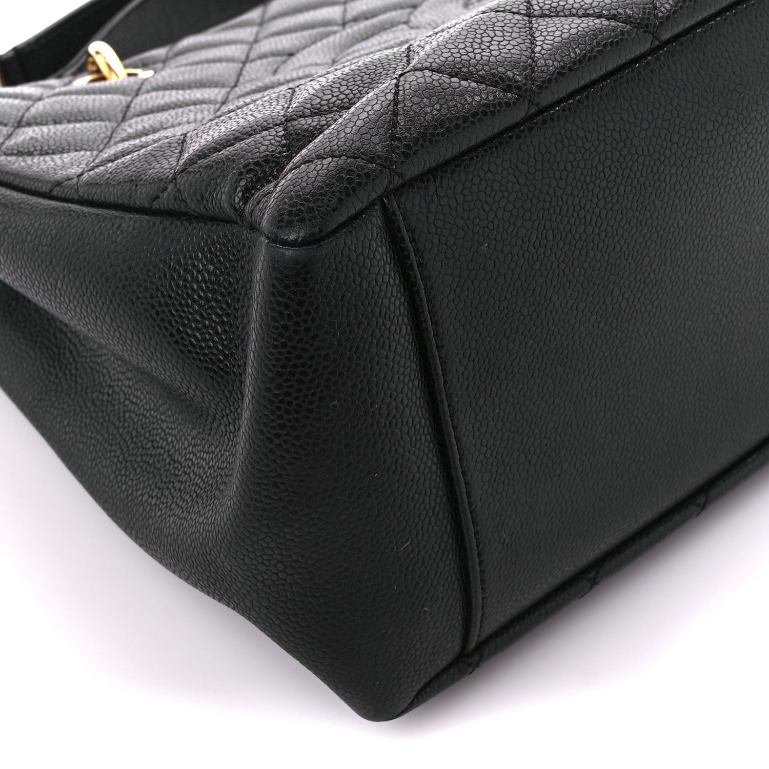 Chanel Caviar Quilted Grand Shopping Tote GST Black 9 of 10