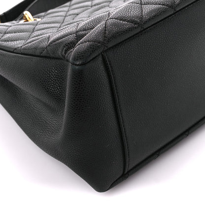 Chanel Caviar Quilted Grand Shopping Tote GST Black 9 of 10