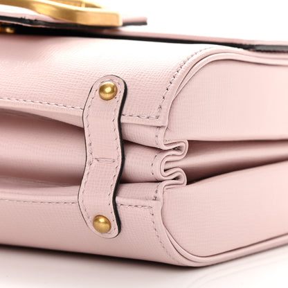 Valentino Garavani Textured Calfskin Stud Sign Shoulder Bag Rose Quartz 10 of 10