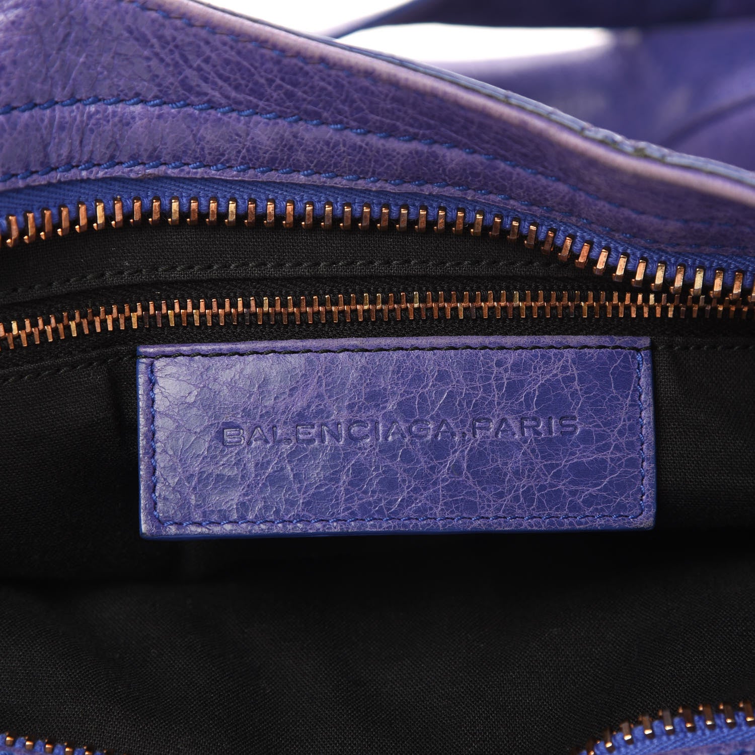 Balenciaga Agneau Giant 21 Rose Gold Hardware City Bleu Lavande 6 of 12
