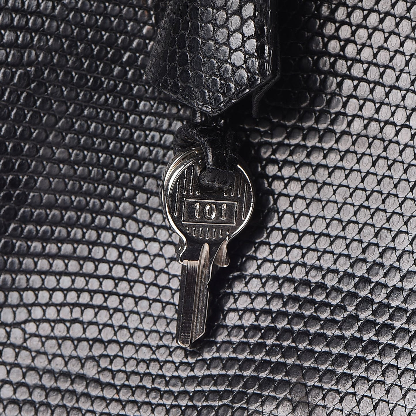 Lizard Birkin 25 Black