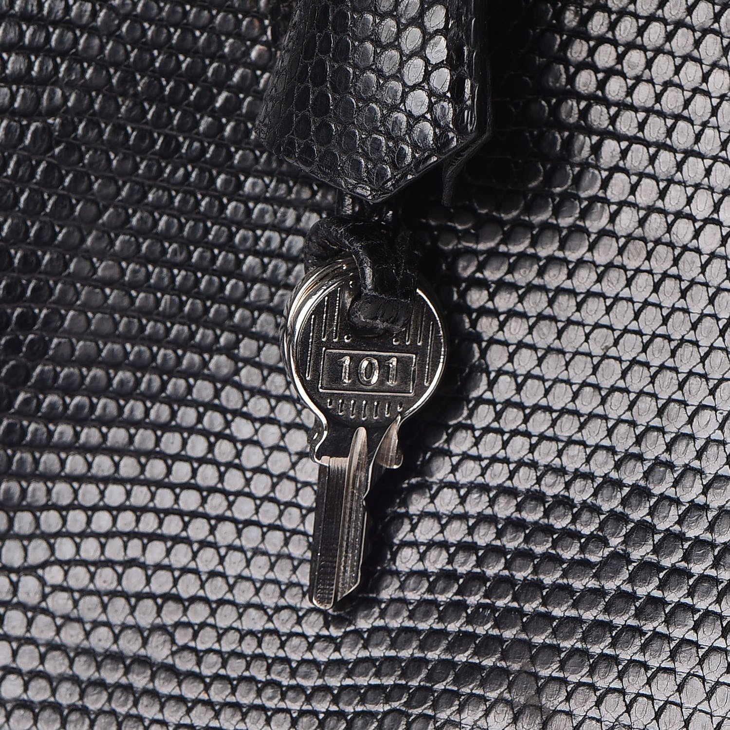 Hermes Lizard Birkin 25 Black 39 of 50