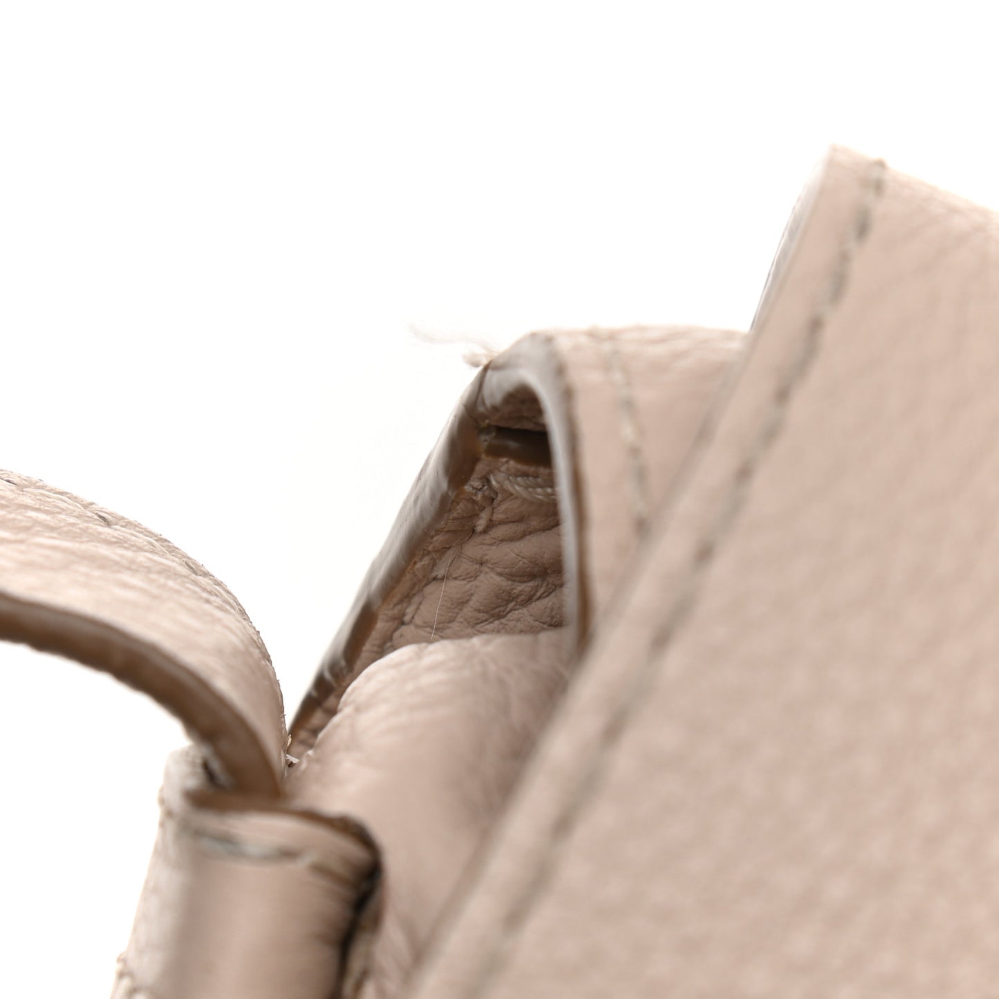 Calfskin Medium Marcie Round Crossbody Bag Blush Nude