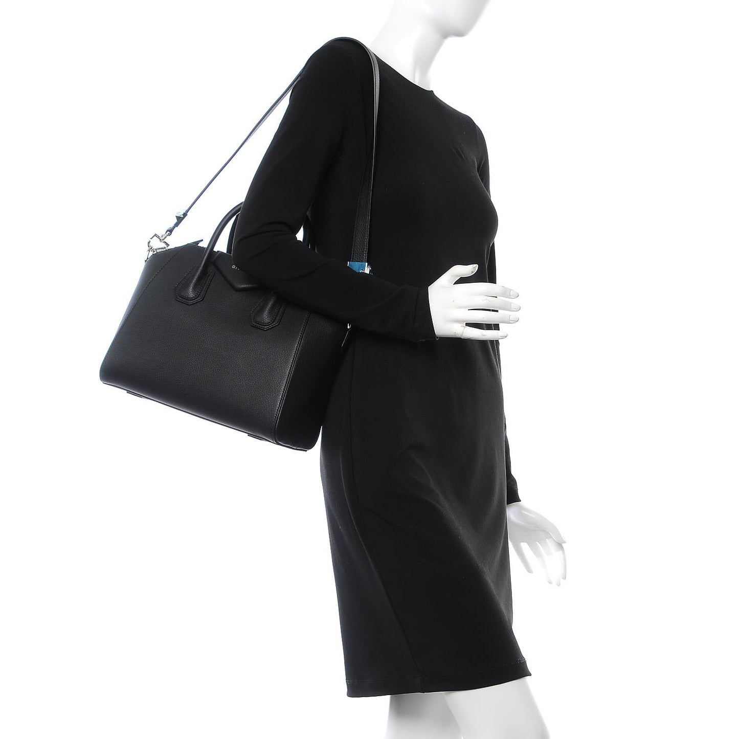 Sugar Goatskin Small Antigona Black