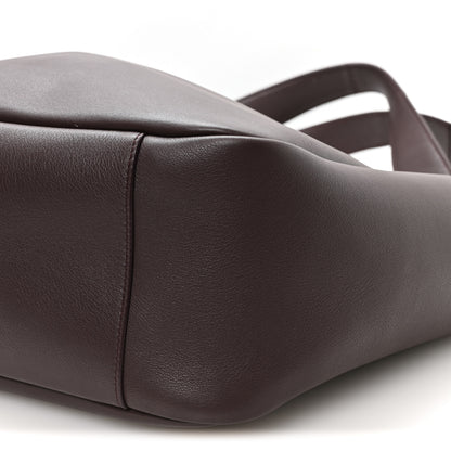 Saint Laurent Smooth Calfskin Bea Tote Dark Currant 10 of 11